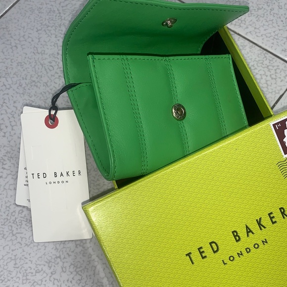 Ted Baker Vibrant Green Card Holder - Picture 3 of 7